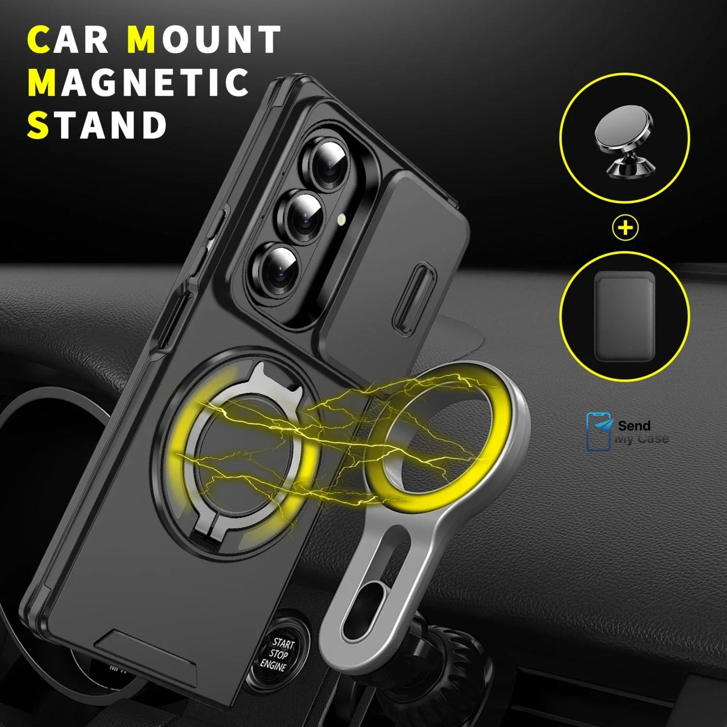 Galaxy Z Fold 7 Magnetic Kickstand Case
