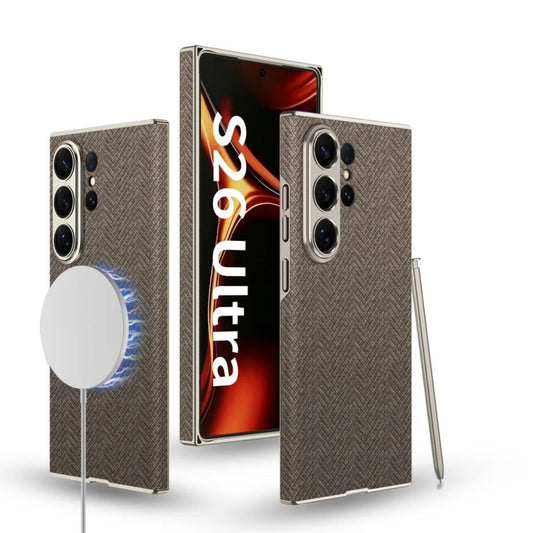 Galaxy S26 Ultra MagSafe Leather Armor Case