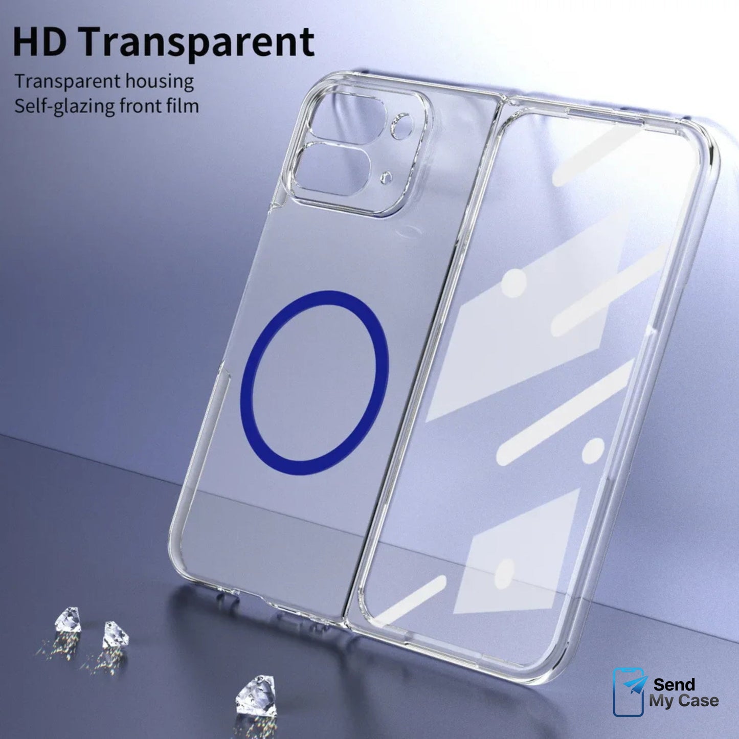 Google Pixel 10 Pro Fold Crystal Magnetic Case