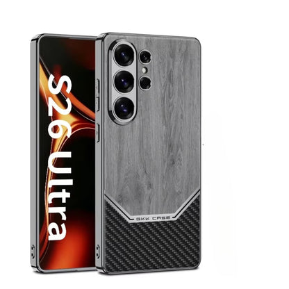 Samsung Galaxy S26 Ultra Wood Grain Hard Shell Case