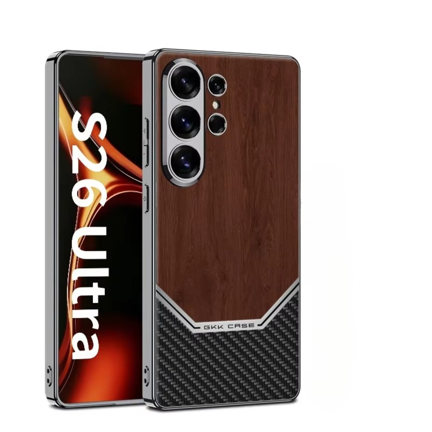 Samsung Galaxy S26 Ultra Wood Grain Hard Shell Case
