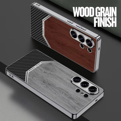 Samsung Galaxy S26 Ultra Wood Grain Hard Shell Case