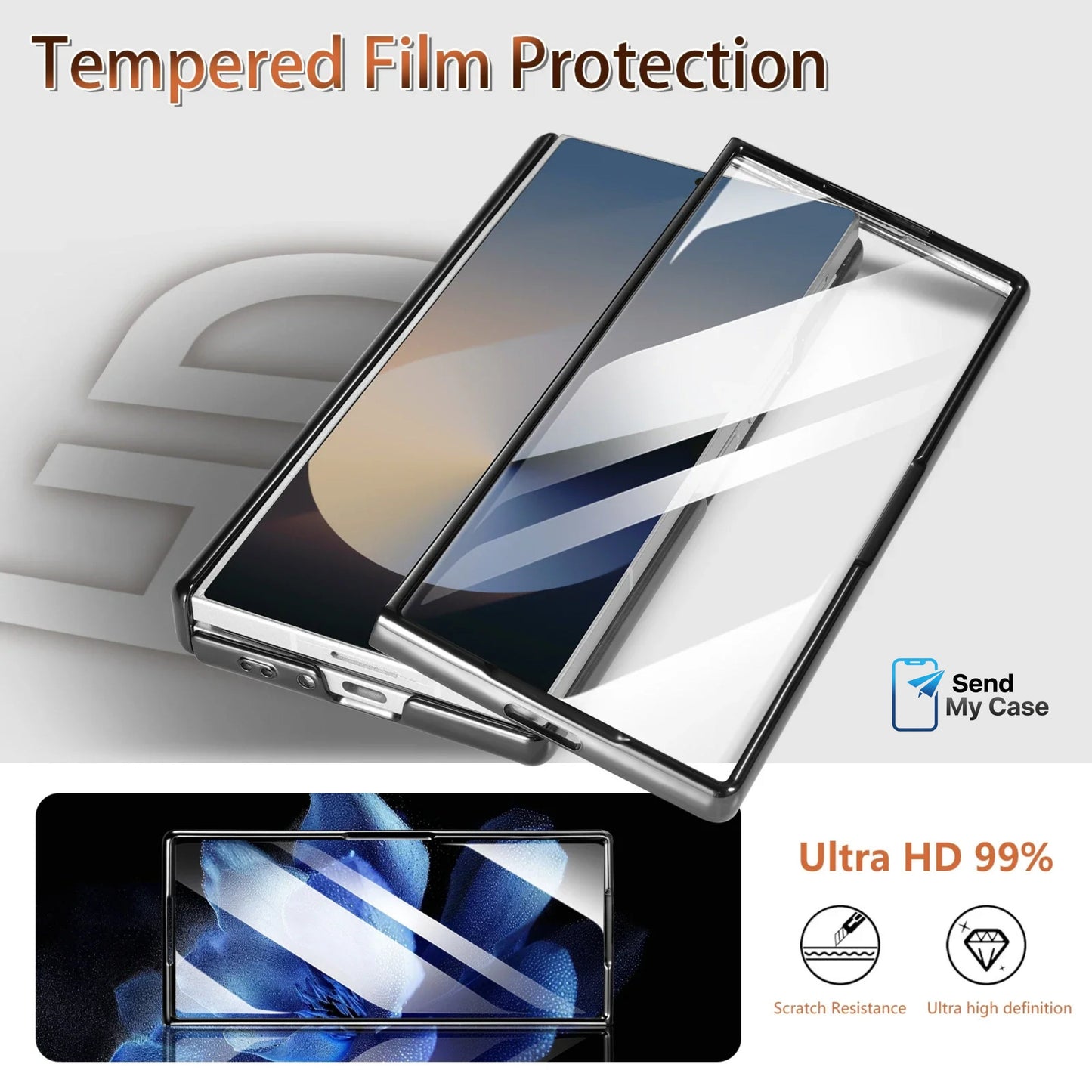 Samsung Galaxy Z Fold 7 Detachable Leather Wallet Case