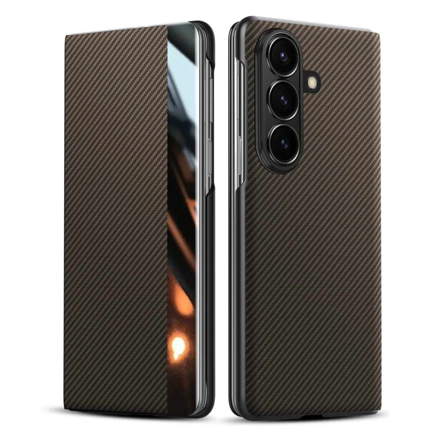Samsung Galaxy Z Fold 7 Magnetic Smart Carbon Fiber Case