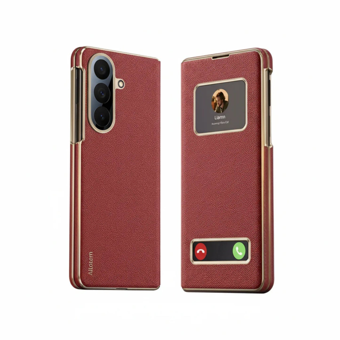 Samsung Galaxy Z Fold 7 Smart View Leather Case