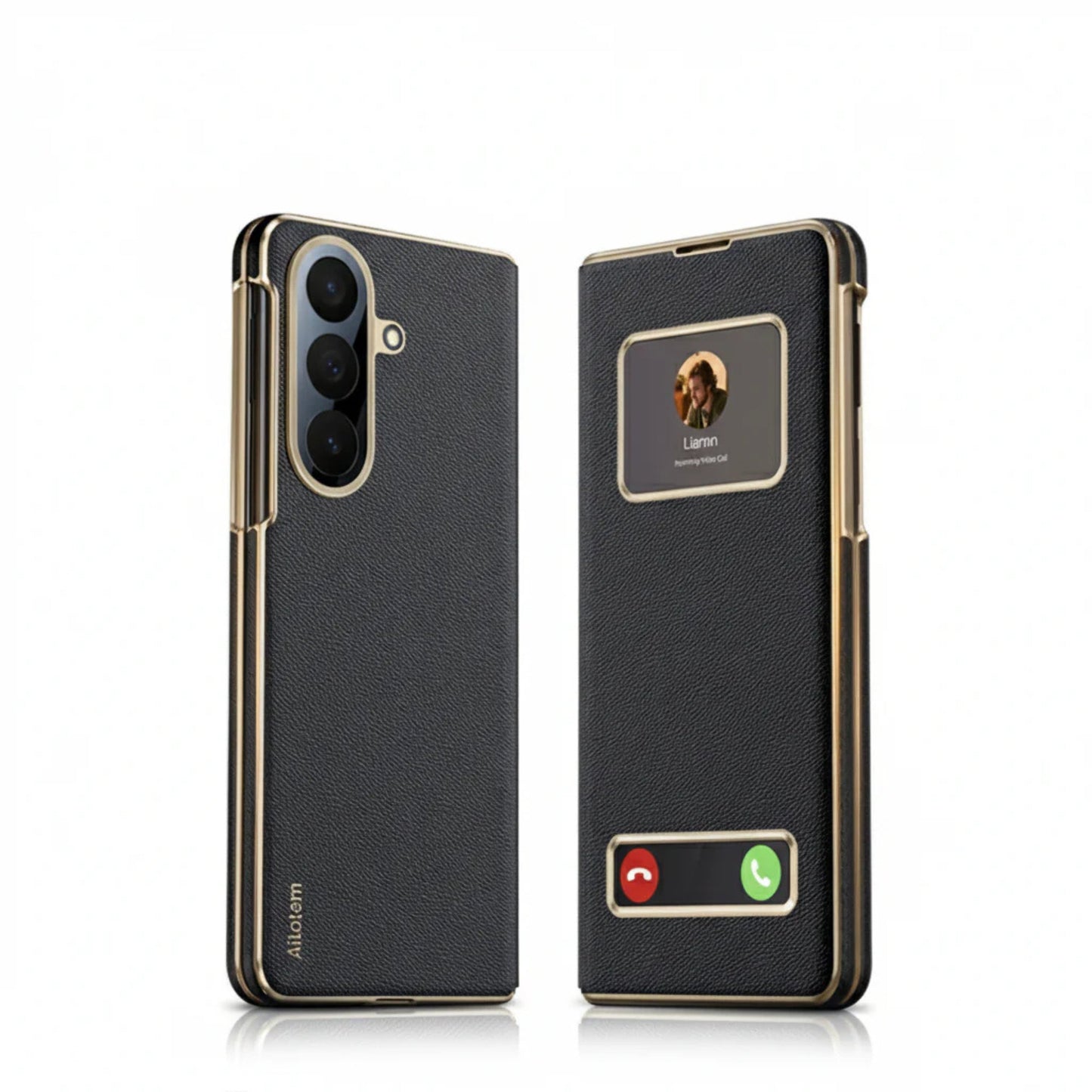 Samsung Galaxy Z Fold 7 Smart View Leather Case