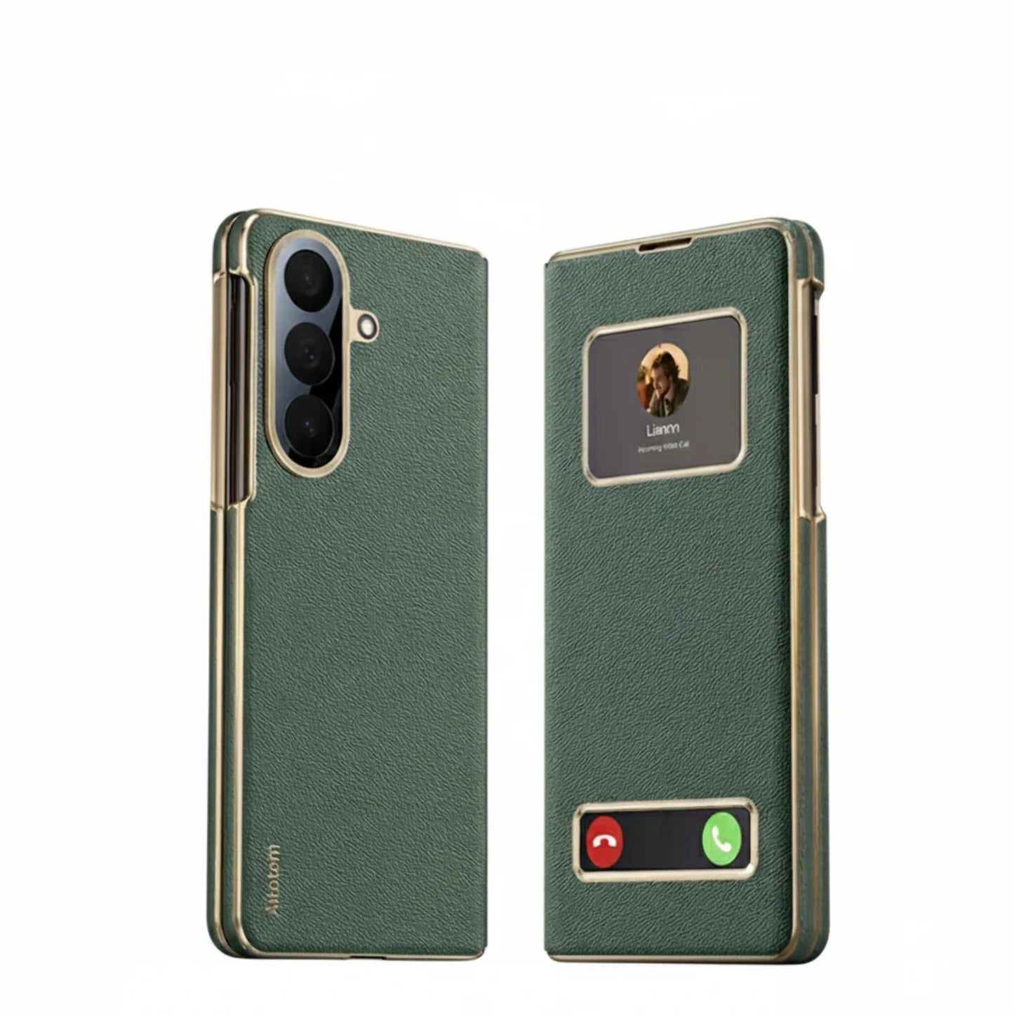 Samsung Galaxy Z Fold 7 Smart View Leather Case