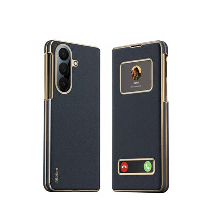 Samsung Galaxy Z Fold 7 Smart View Leather Case