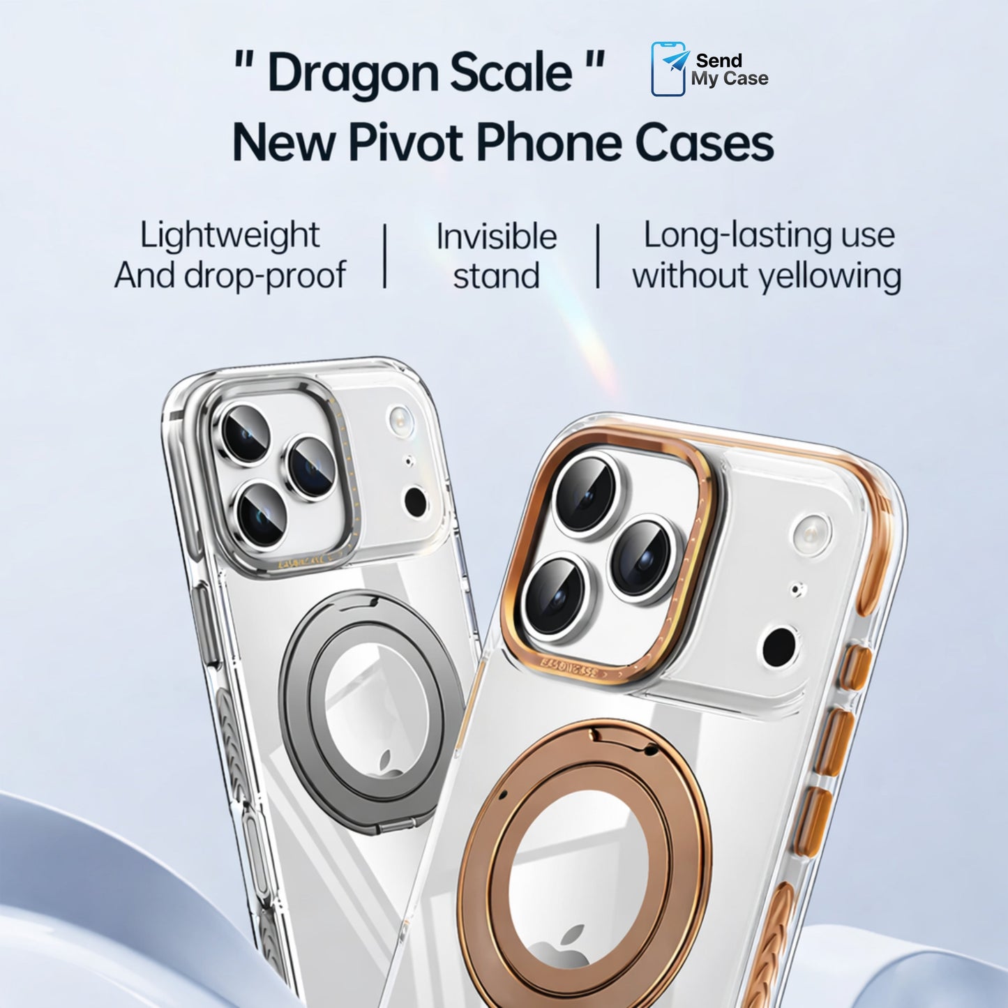 ClearShield Magnetic Kickstand Case for iPhone 17 Pro Max