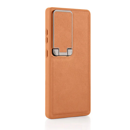 Galaxy S26 Ultra Leather Kickstand Case With Camera Stand