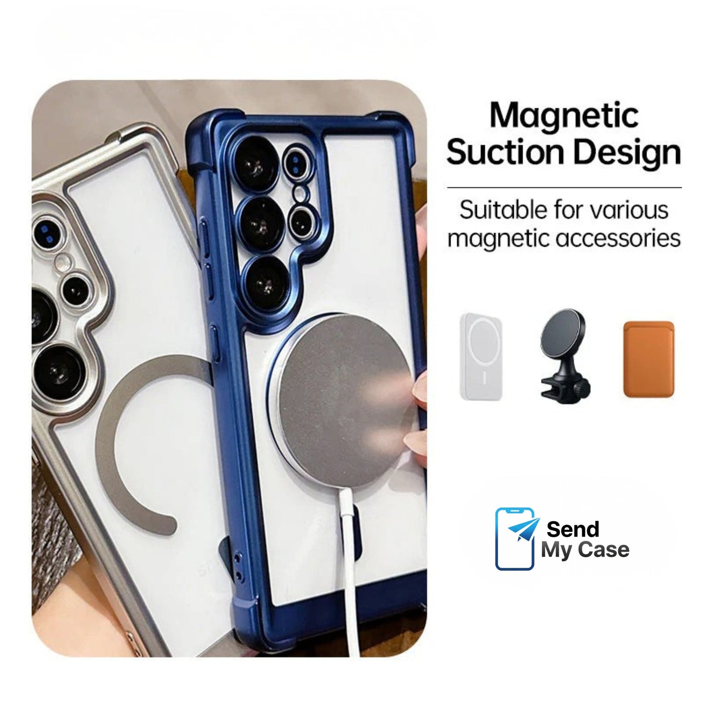 Samsung S26 Ultra Electroplated Matte Magnetic Case