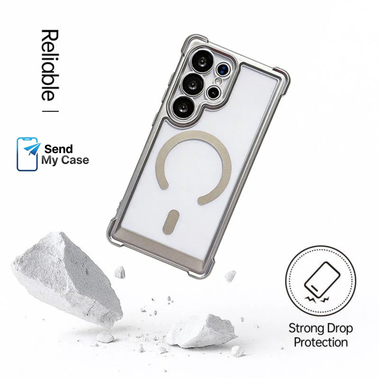 Samsung S26 Ultra Electroplated Matte Magnetic Case