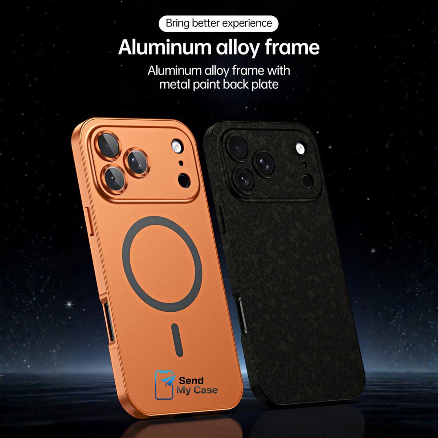 iPhone 17 Pro Max Aluminum Alloy MagSafe Case With Matte Back