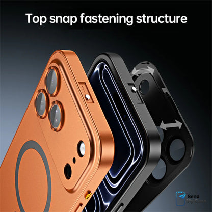 iPhone 17 Pro Max Aluminum Alloy MagSafe Case With Matte Back