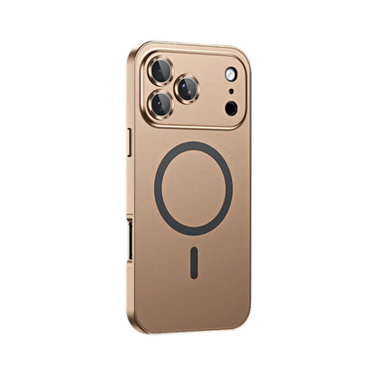 iPhone 17 Pro Max Aluminum Alloy MagSafe Case With Matte Back