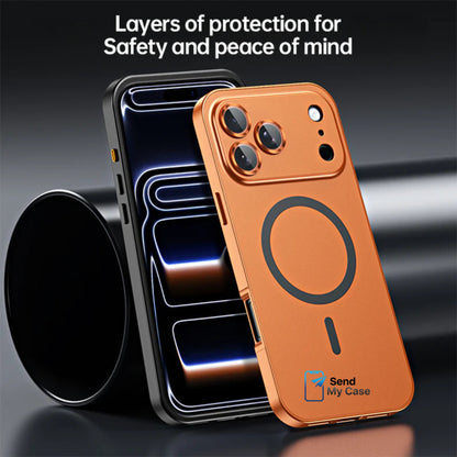 iPhone 17 Pro Max Aluminum Alloy MagSafe Case With Matte Back