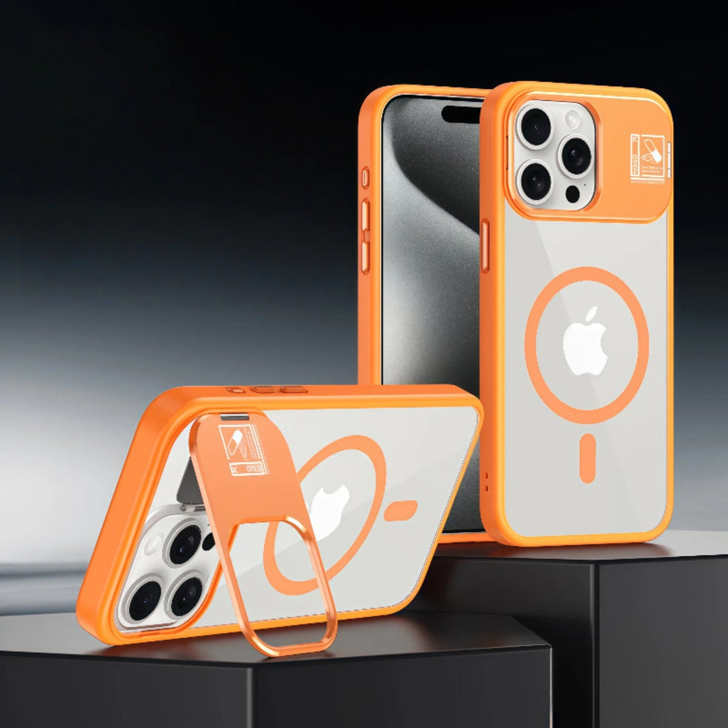 iPhone 17 Pro Max MagSafe Kickstand Case With Camera Stand