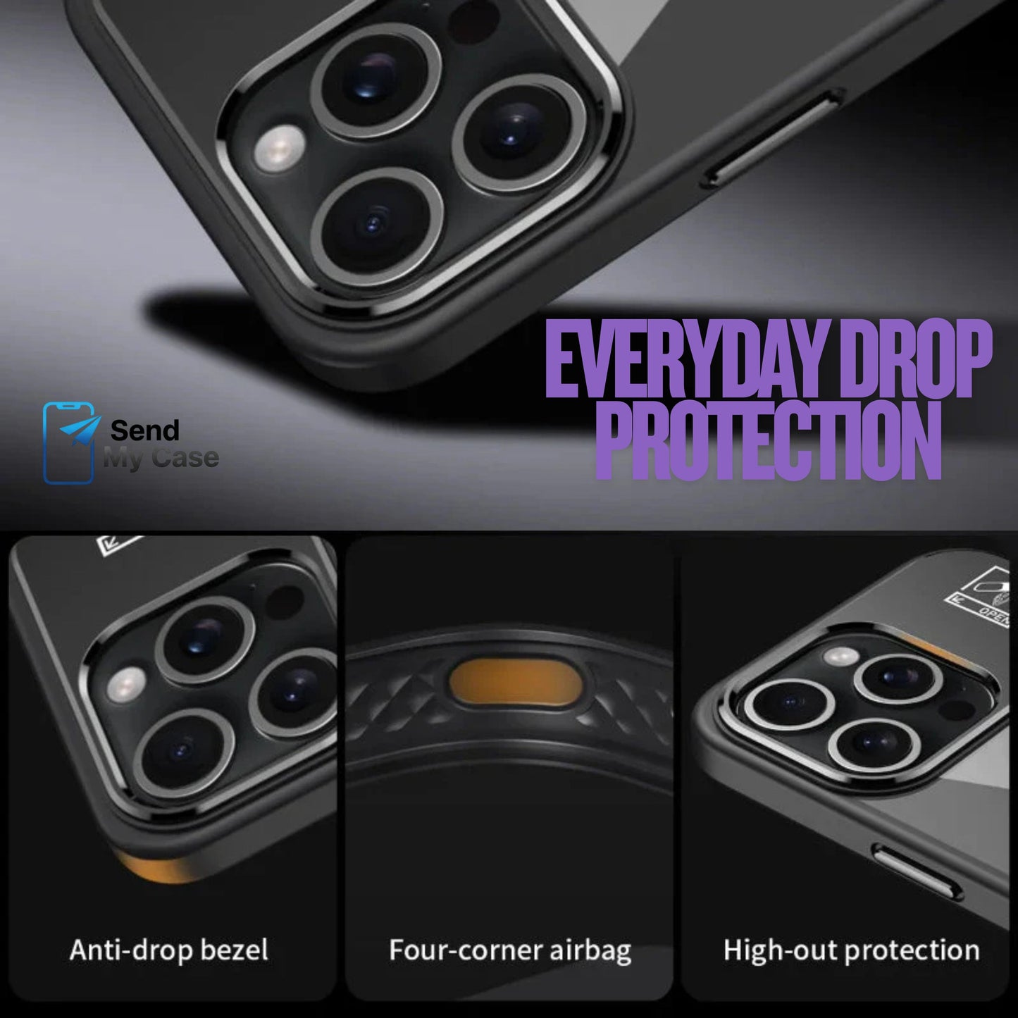 iPhone 17 Pro Max MagSafe Kickstand Case With Camera Stand