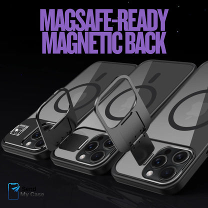 iPhone 17 Pro Max MagSafe Kickstand Case With Camera Stand