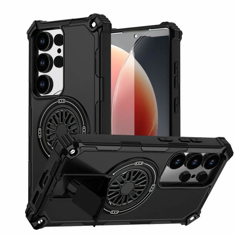 Samsung S26 Ultra Magnetic Armor Kickstand Case