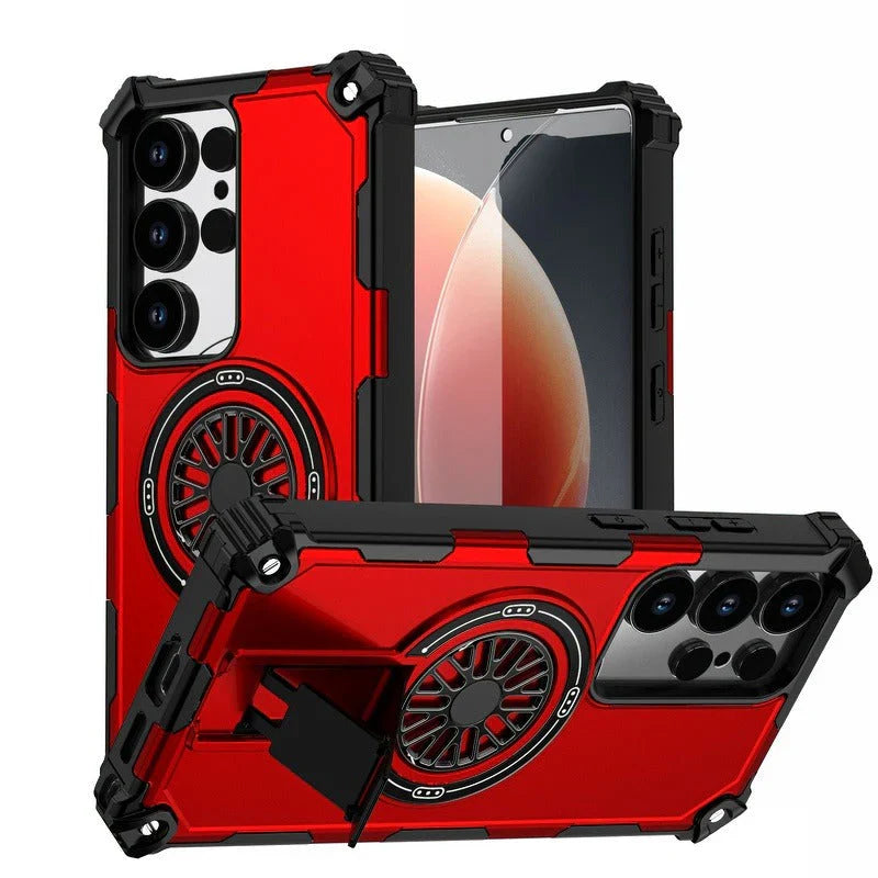 Samsung S26 Ultra Magnetic Armor Kickstand Case