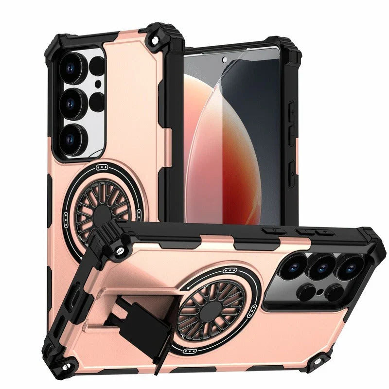 Samsung S26 Ultra Magnetic Armor Kickstand Case