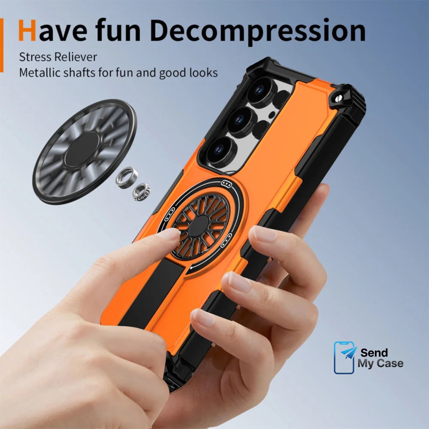 Samsung S26 Ultra Magnetic Armor Kickstand Case