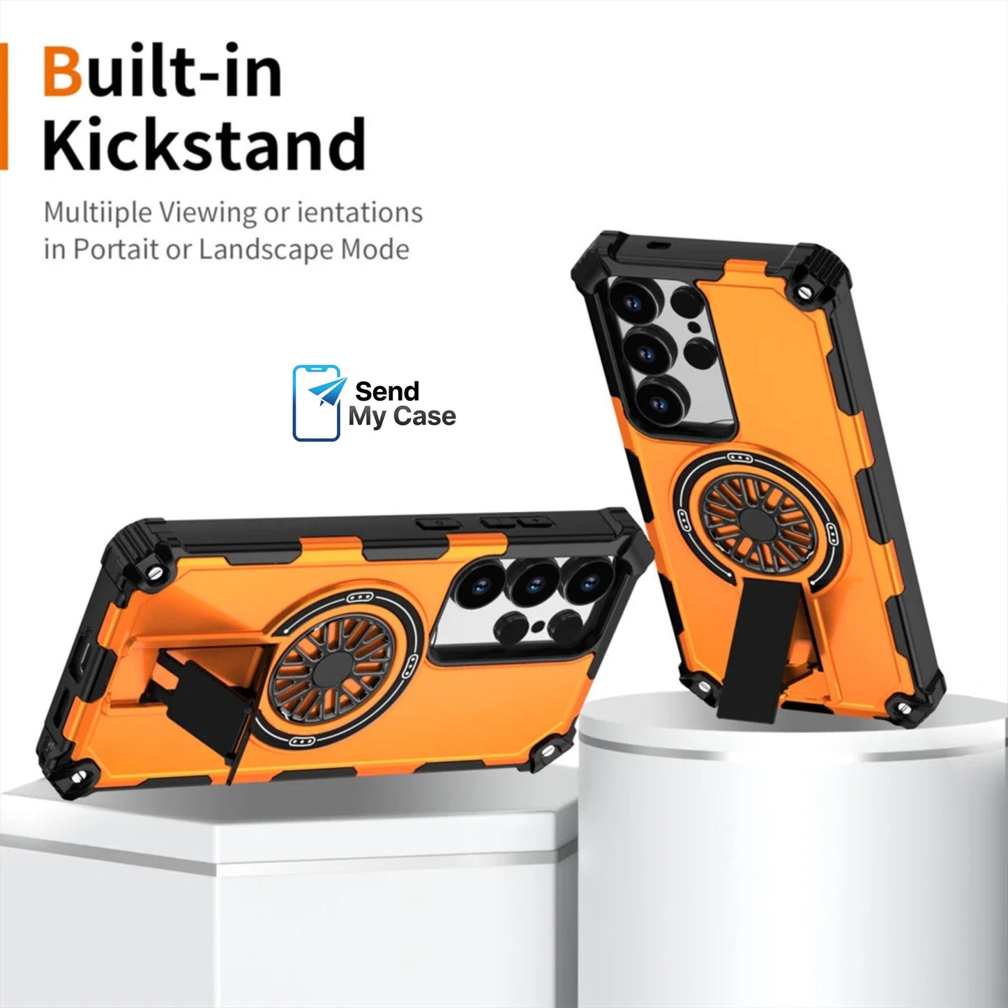 Samsung S26 Ultra Magnetic Armor Kickstand Case