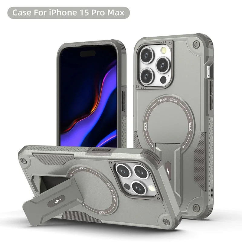 Shockproof Kickstand Cover for iPhone - FonKayz