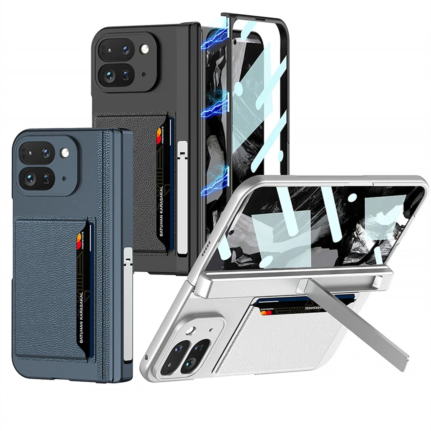 Full Protection Case with Card Holder For Google Pixel 9 Pro Fold