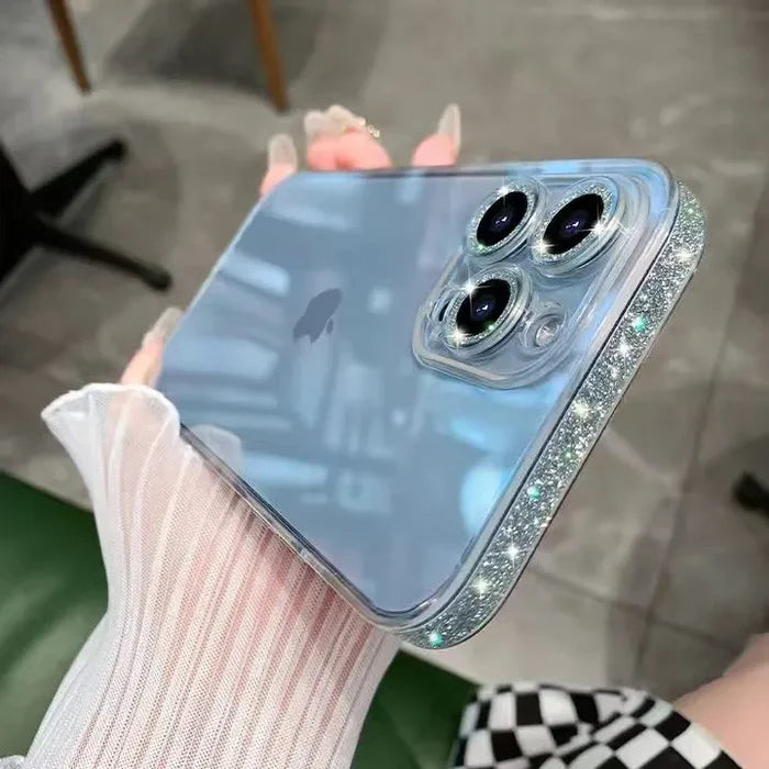 Luxury Transparent Glitter Cover for iPhone - FonKayz