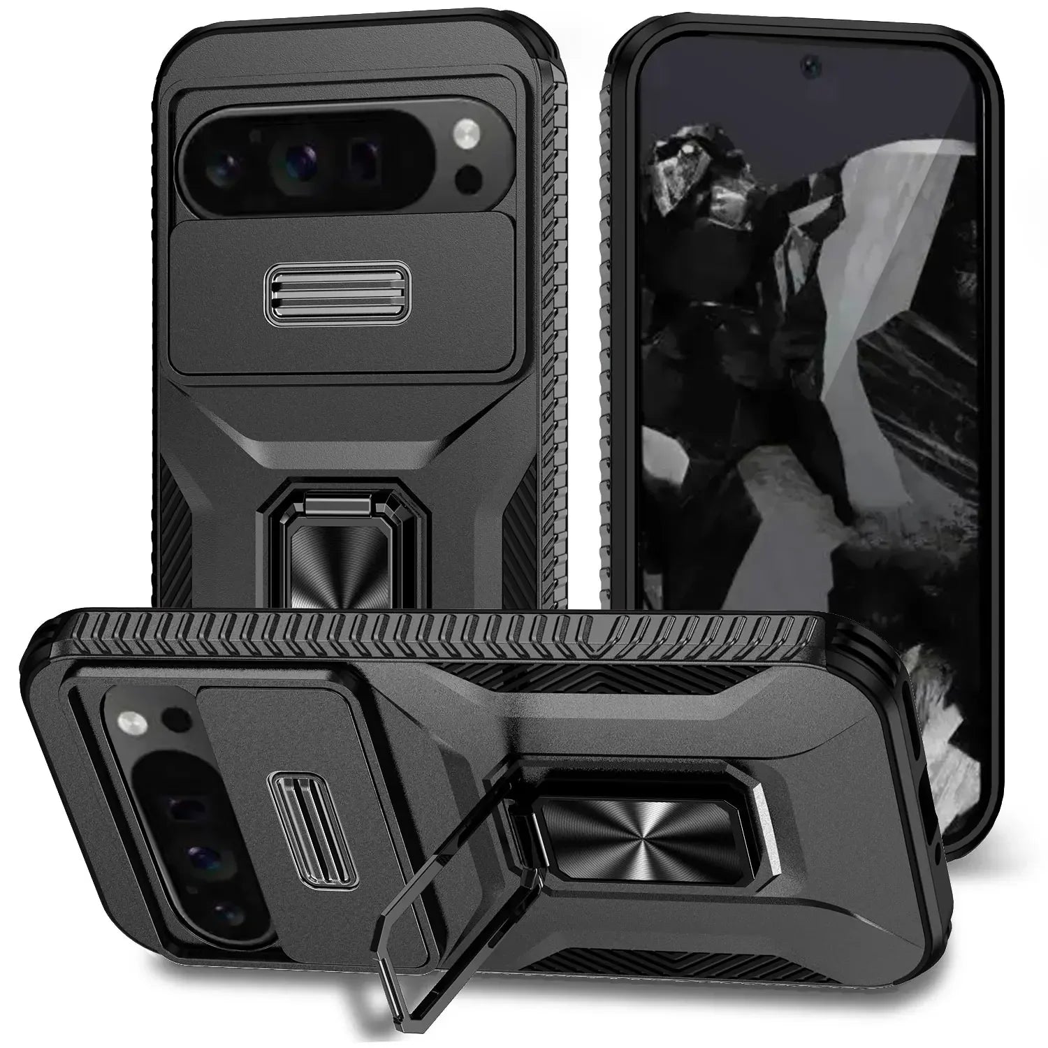 Slide Camera Protection Case For Google Pixel 9 Series - FonKayz