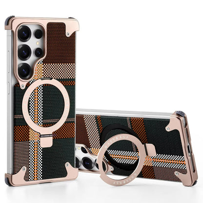 Samsung Galaxy S26 Ultra MagSafe Kickstand Case with 360° Magnetic Ring