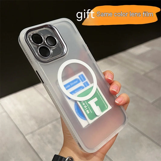 Anti-Slip Frosted Magnetic Cover for iPhone - FonKayz