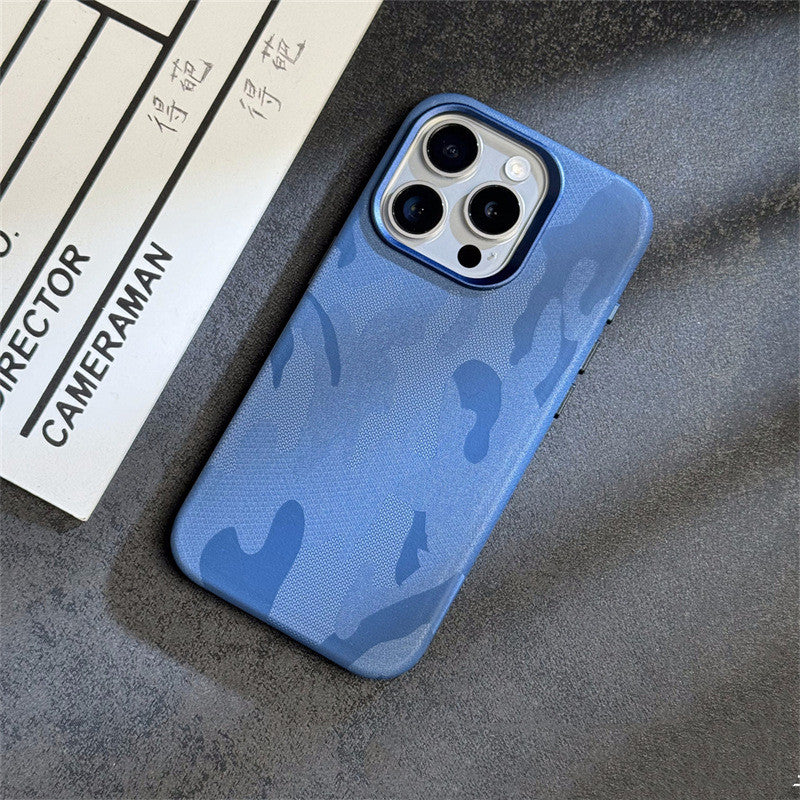 Advanced Camo Leather Cover for iPhone