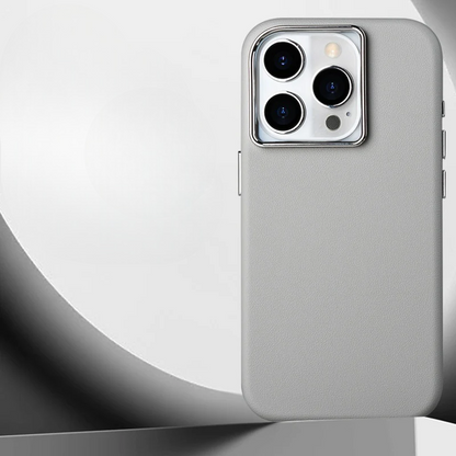Advanced Silicone Leather Cover for iPhone - FonKayz