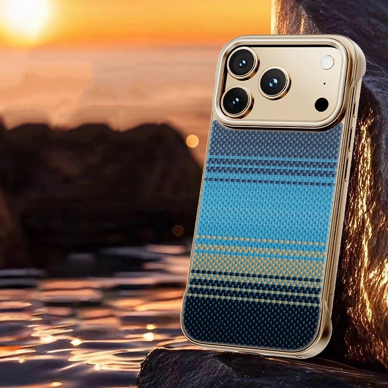 ArmaFrame® – iPhone 17 Series Kevlar Frameless MagSafe Case - FonKayz