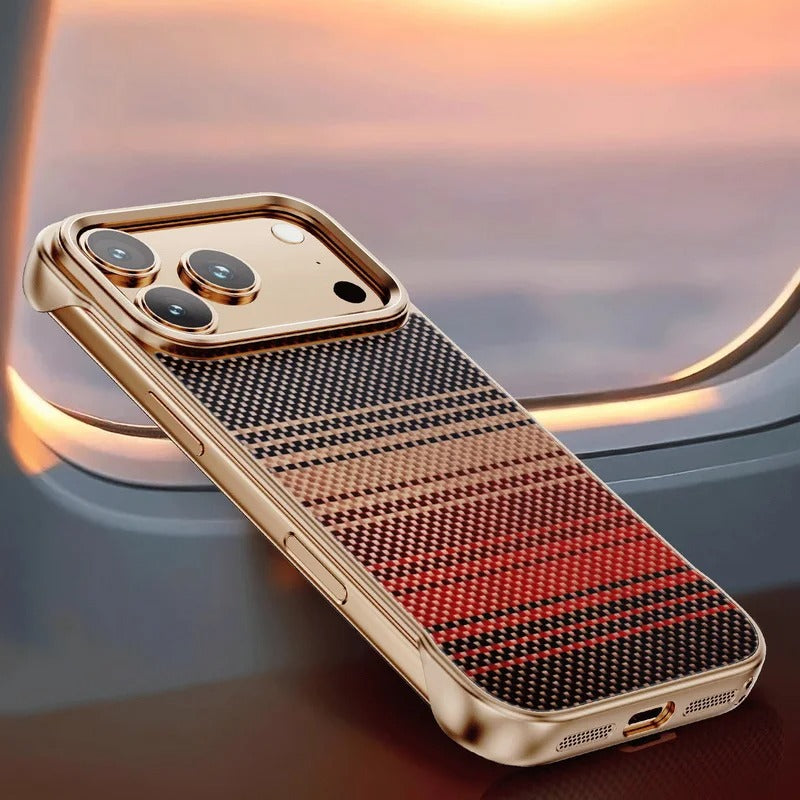 ArmaFrame® – iPhone 17 Series Kevlar Frameless MagSafe Case - FonKayz