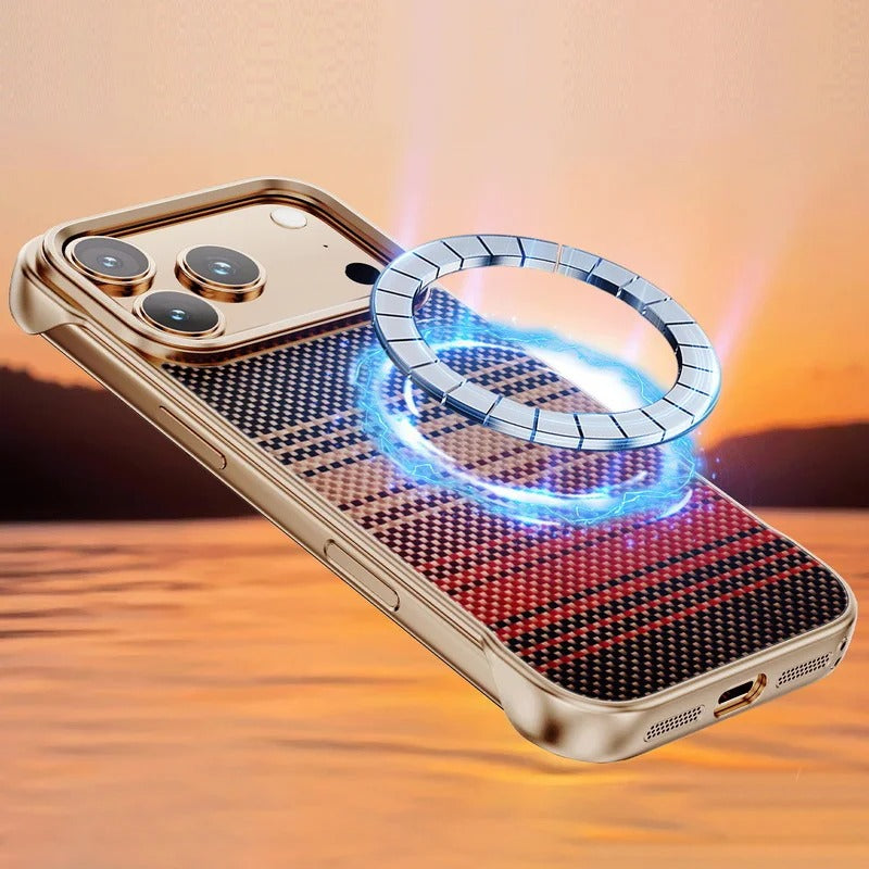 ArmaFrame® – iPhone 17 Series Kevlar Frameless MagSafe Case - FonKayz
