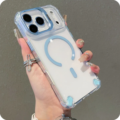 ClearShield® – iPhone 17 Series Magnetic Airbag Stand Case - FonKayz