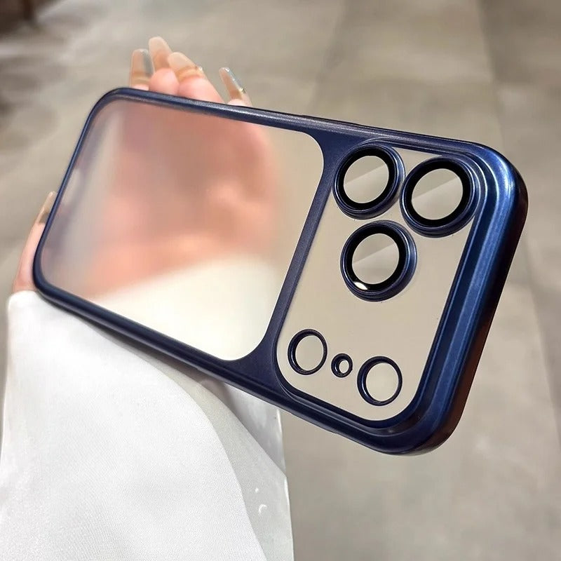 CosmoFrost® – Plating Frosted Translucent Thin Case for iPhone 17 Series - FonKayz