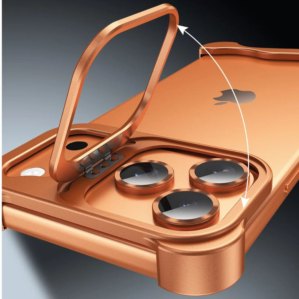 iPhone 17 Pro Max / Pro / Air Frameless Metal Edge Case – Slim Naked Feel MagSafe-Friendly Protection | Fonkayz