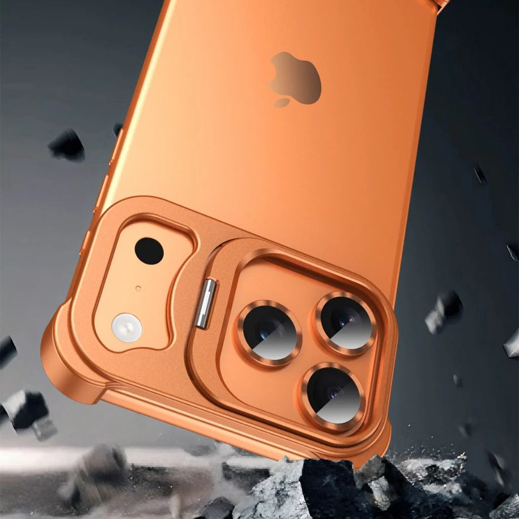 iPhone 17 Pro Max / Pro / Air Frameless Metal Edge Case – Slim Naked Feel MagSafe-Friendly Protection | Fonkayz