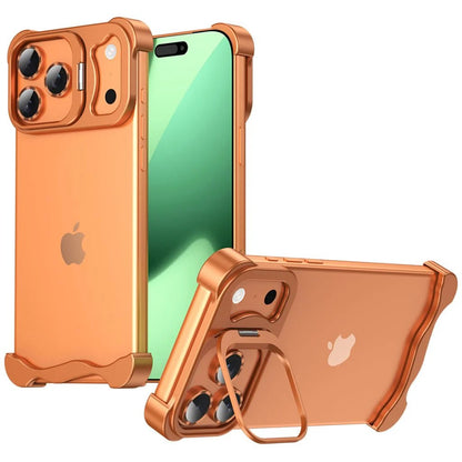 iPhone 17 Pro Max / Pro / Air Frameless Metal Edge Case – Slim Naked Feel MagSafe-Friendly Protection | Fonkayz