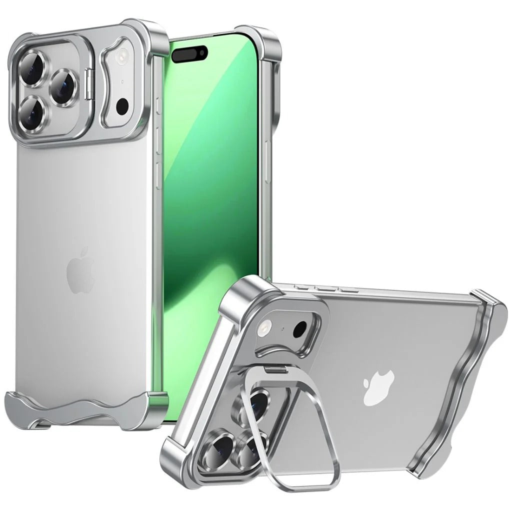 iPhone 17 Pro Max / Pro / Air Frameless Metal Edge Case – Slim Naked Feel MagSafe-Friendly Protection | Fonkayz