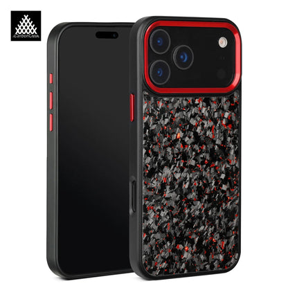 iPhone 17 Forged Carbon Fiber Case – MagSafe, Metal Camera Guard - FonKayz