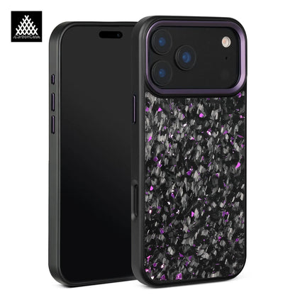 iPhone 17 Forged Carbon Fiber Case – MagSafe, Metal Camera Guard - FonKayz