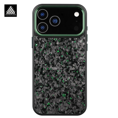 iPhone 17 Forged Carbon Fiber Case – MagSafe, Metal Camera Guard - FonKayz