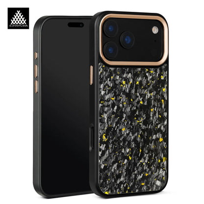 iPhone 17 Forged Carbon Fiber Case – MagSafe, Metal Camera Guard - FonKayz
