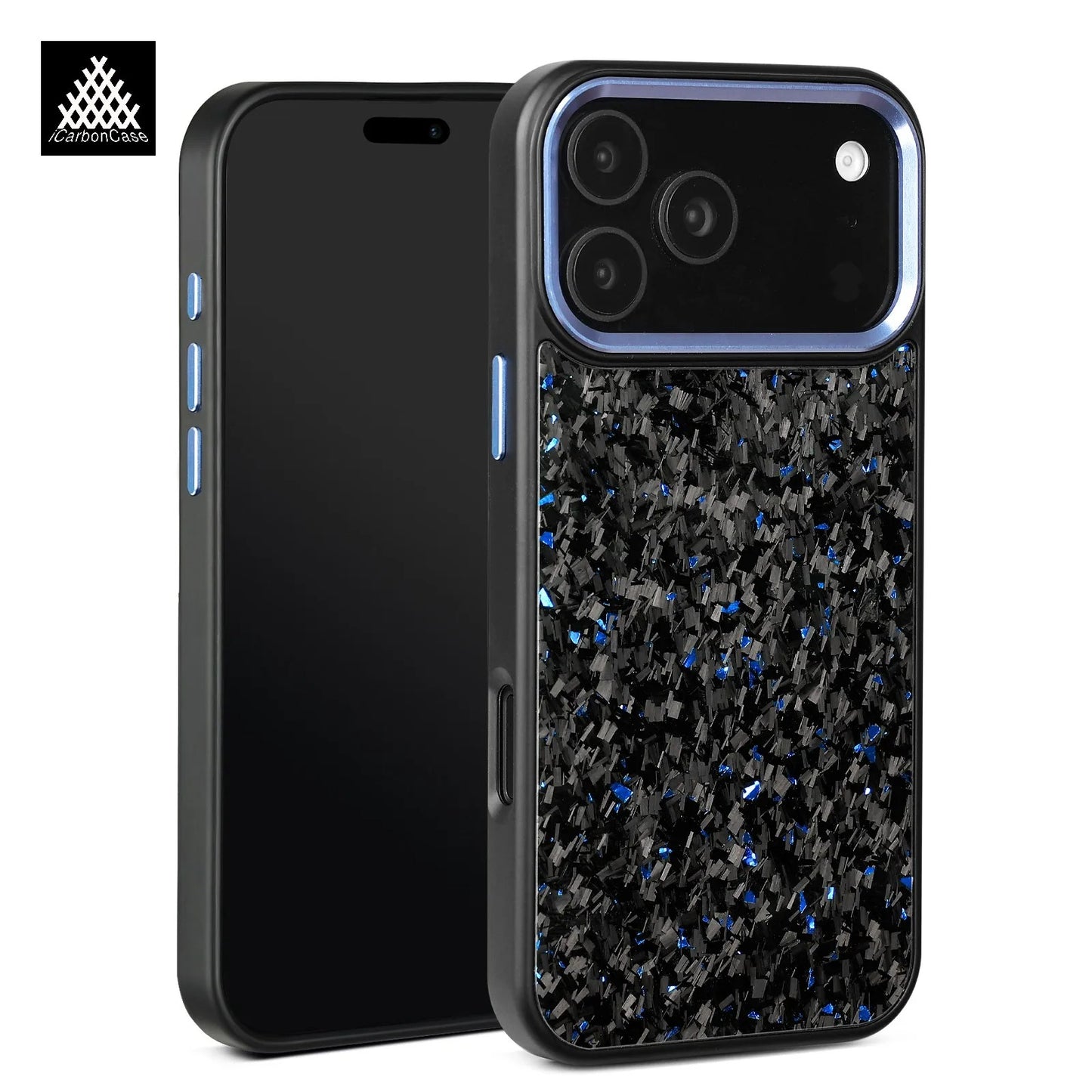 iPhone 17 Forged Carbon Fiber Case – MagSafe, Metal Camera Guard - FonKayz